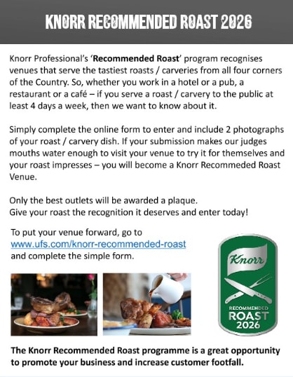 Knorr Recommended Roast One Page Sales Aid